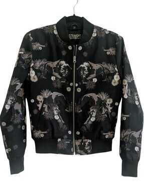 STRAIGHT TO HELL Way Of The Warrior Bomber Jacket Unisex XS
